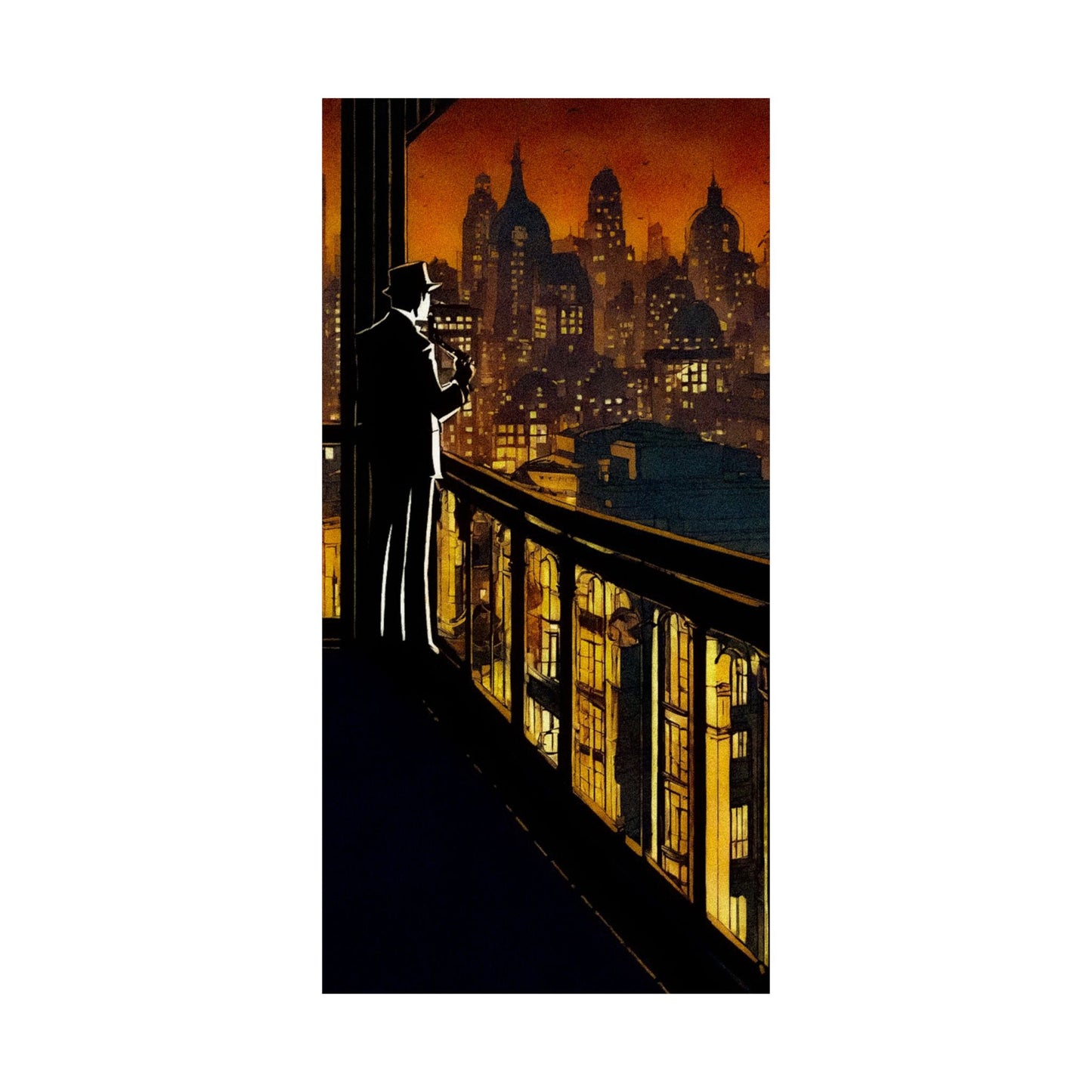 "Welcome to Tormented City" Matte Vertical Posters