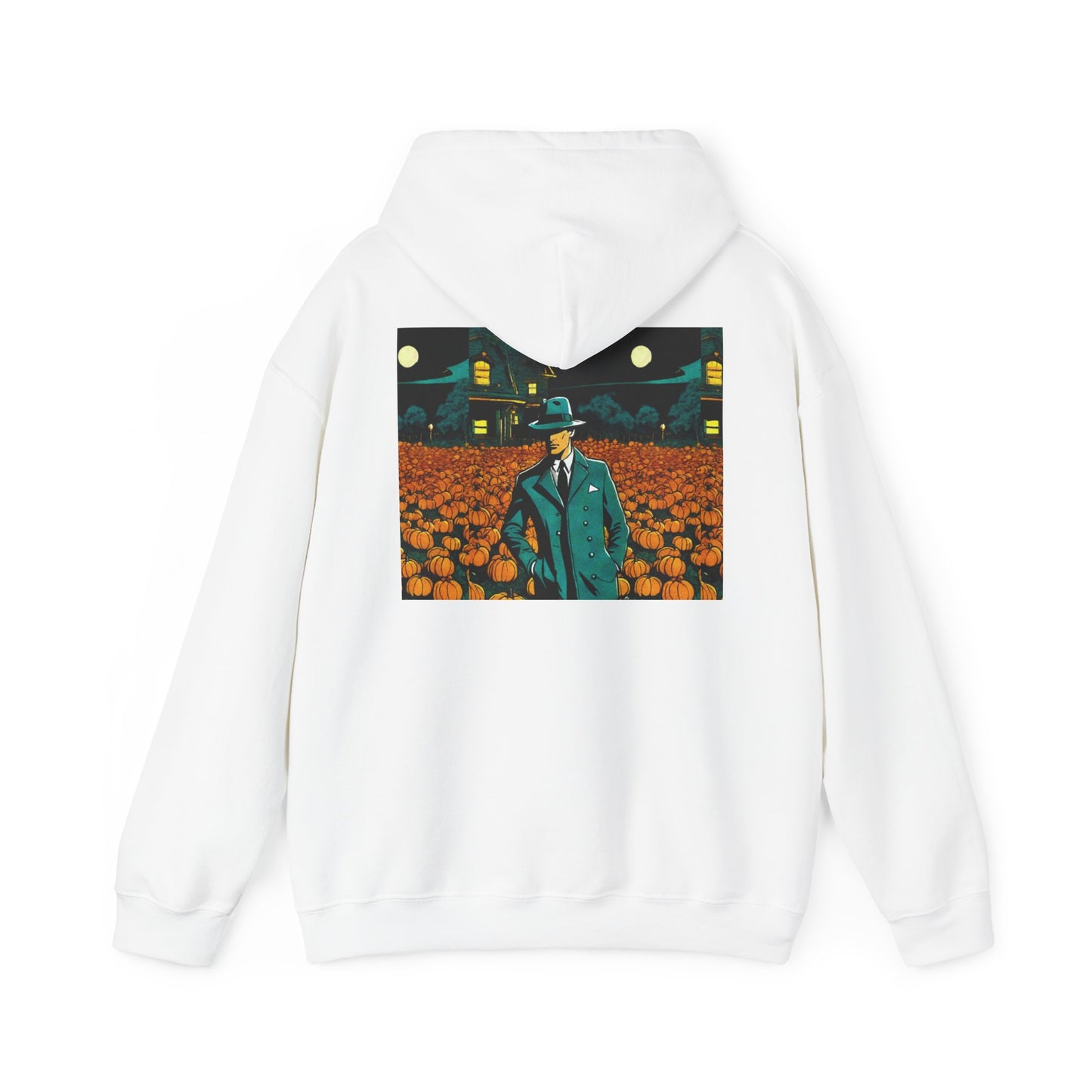 "Tormented Stroll Through The Pumpkin Patch" Unisex Heavy Blend™ Hooded Sweatshirt