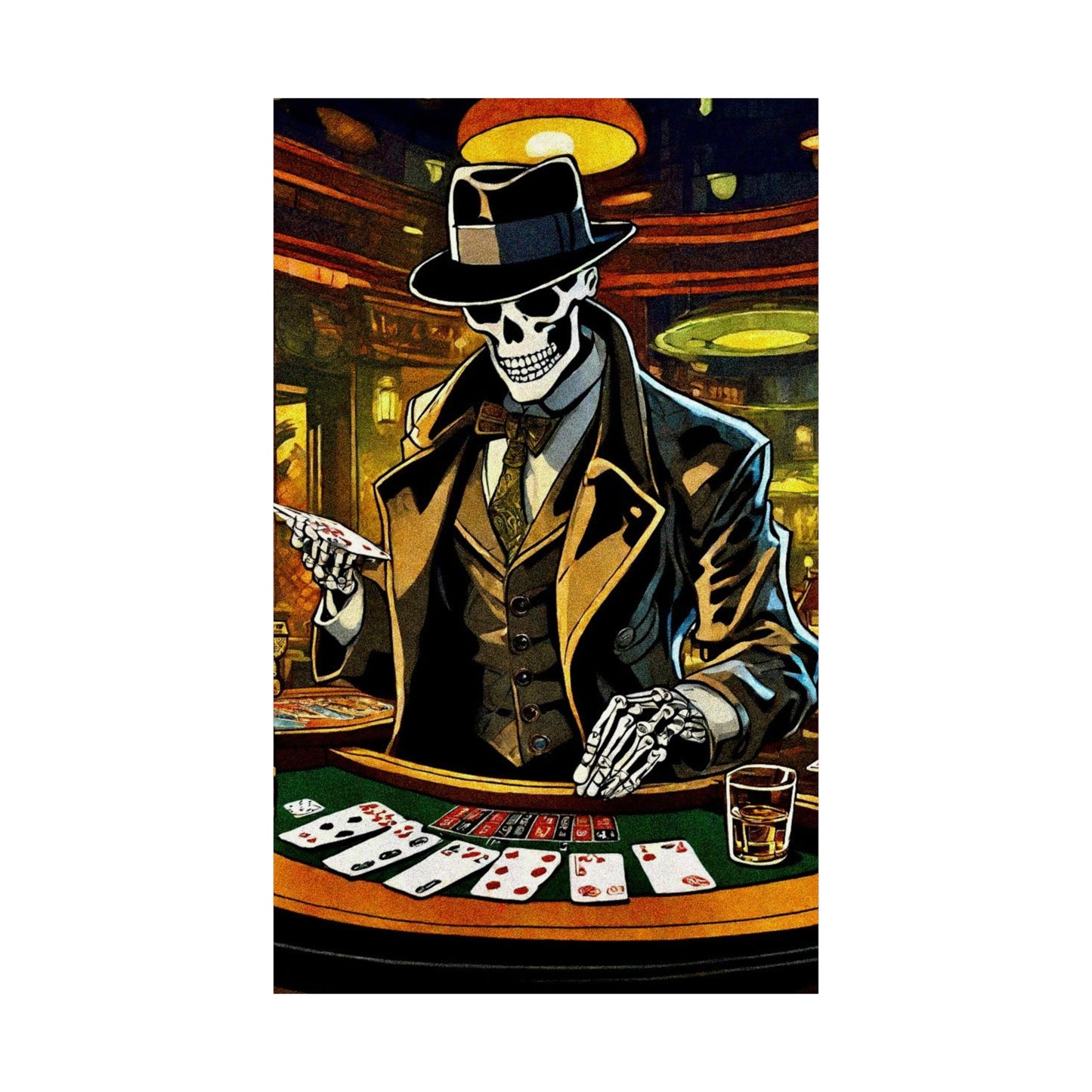 Gambling with Mr.Bones Posters