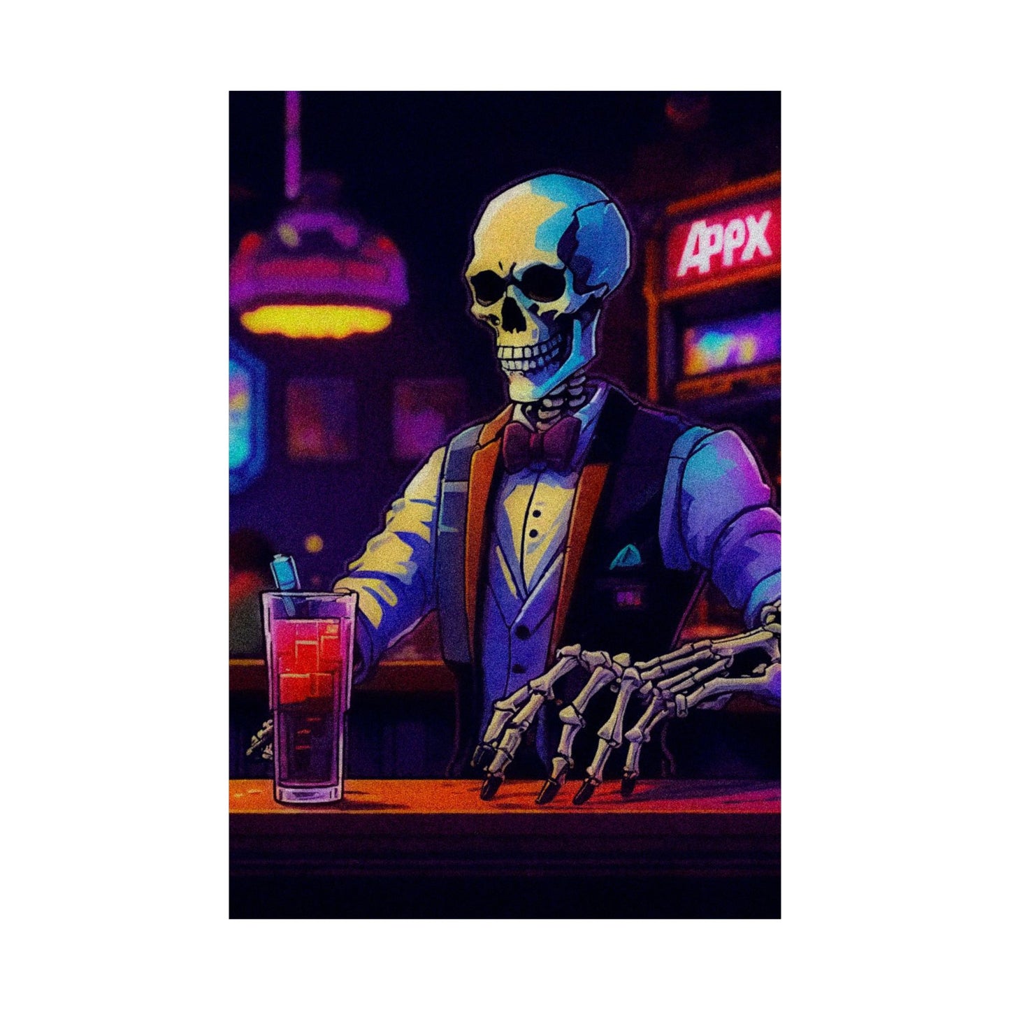 "Bonez behind the Bar" Poster