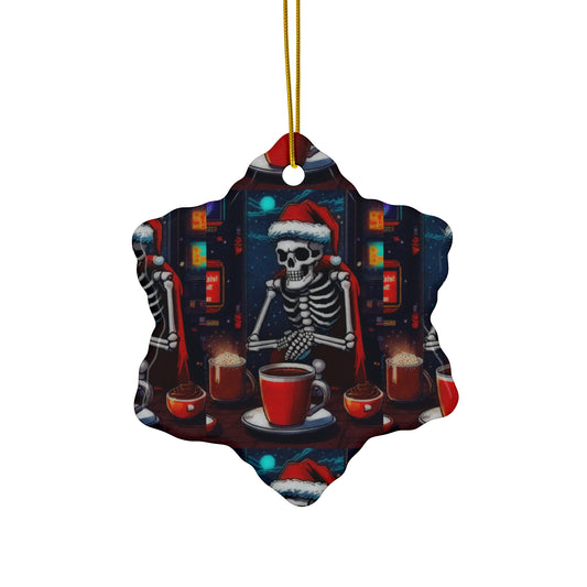 "Bonez's Christmas" Ceramic Ornament