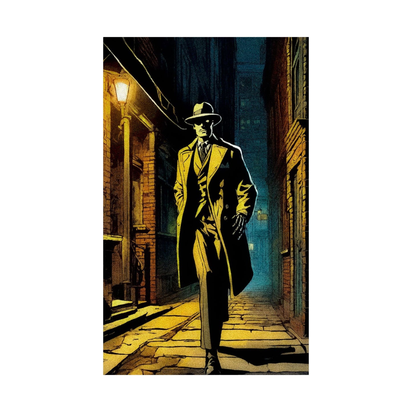 "The Detective"  Matte Vertical Poster