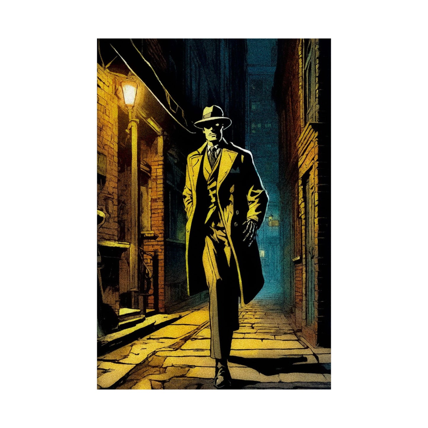 "The Detective"  Matte Vertical Poster