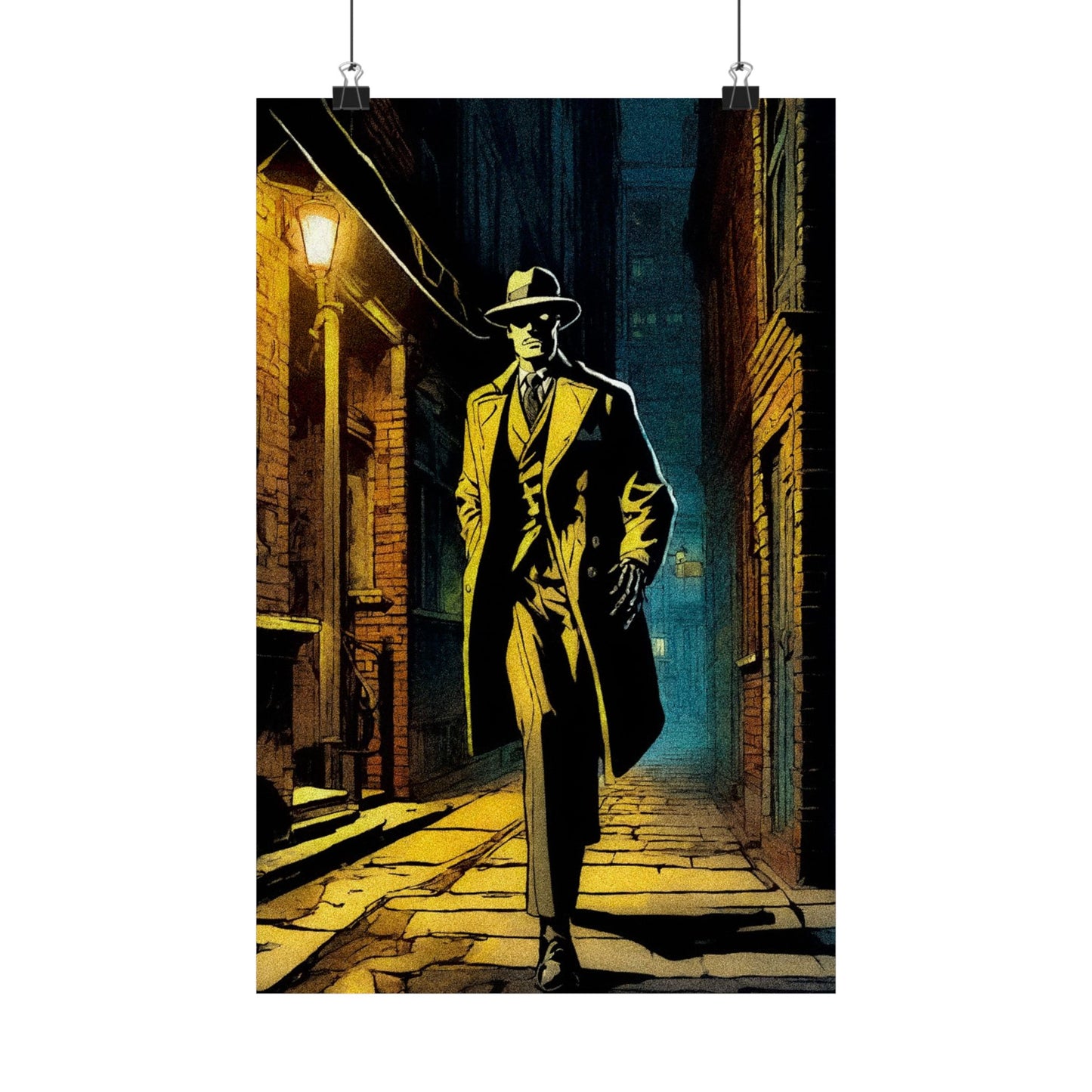 "The Detective"  Matte Vertical Poster