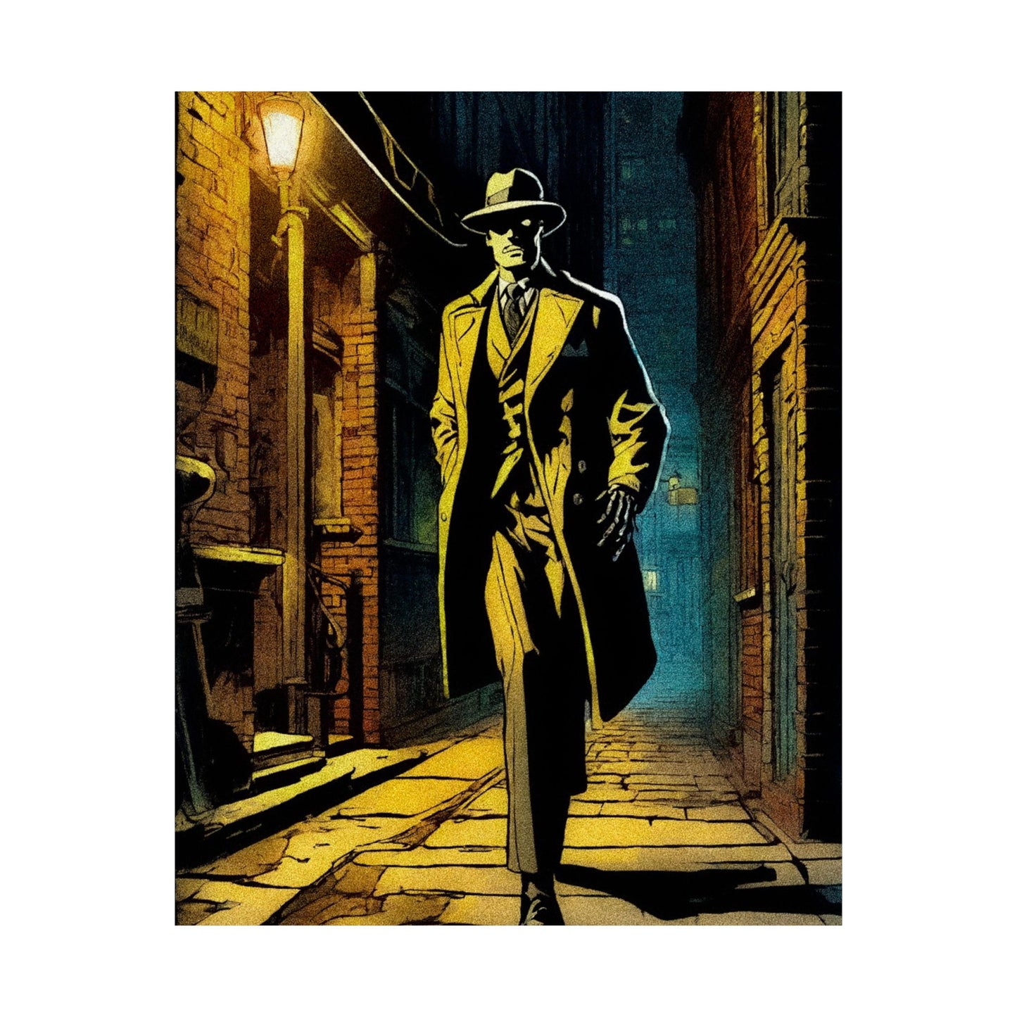 "The Detective"  Matte Vertical Poster