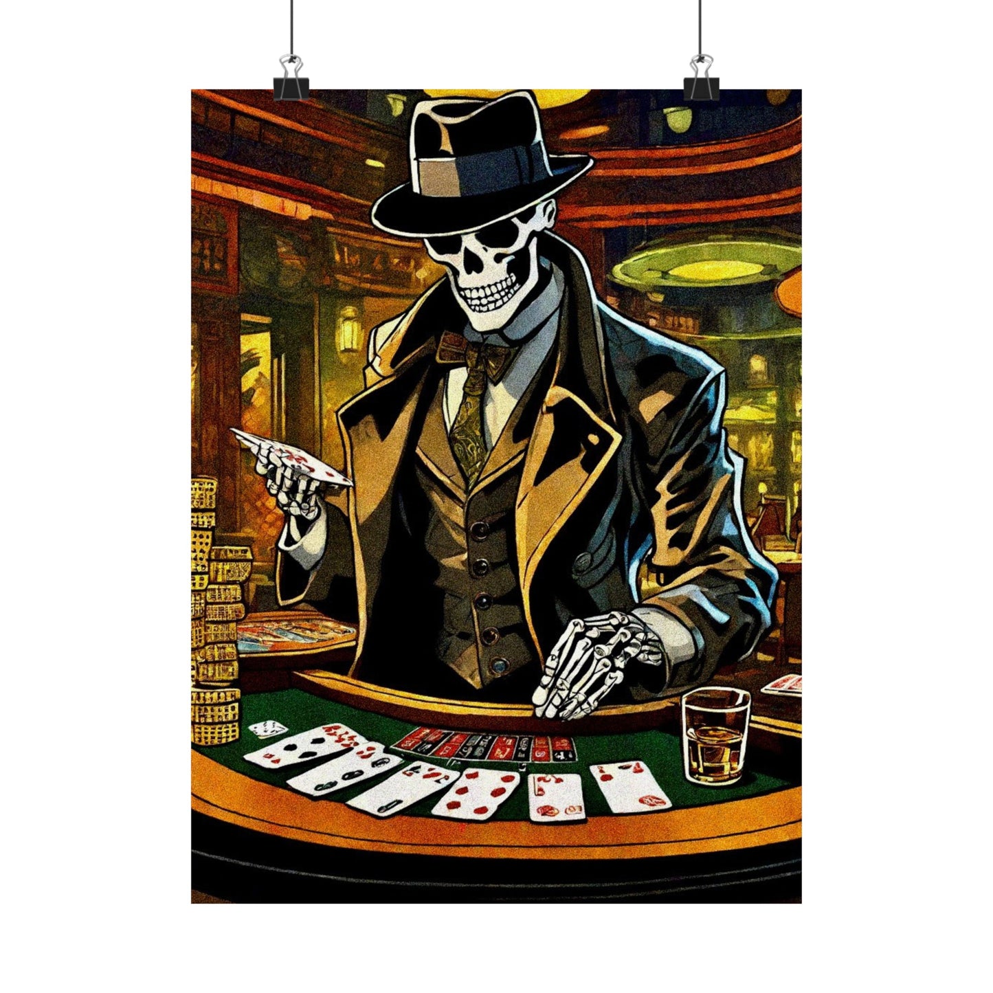 Gambling with Mr.Bones Posters