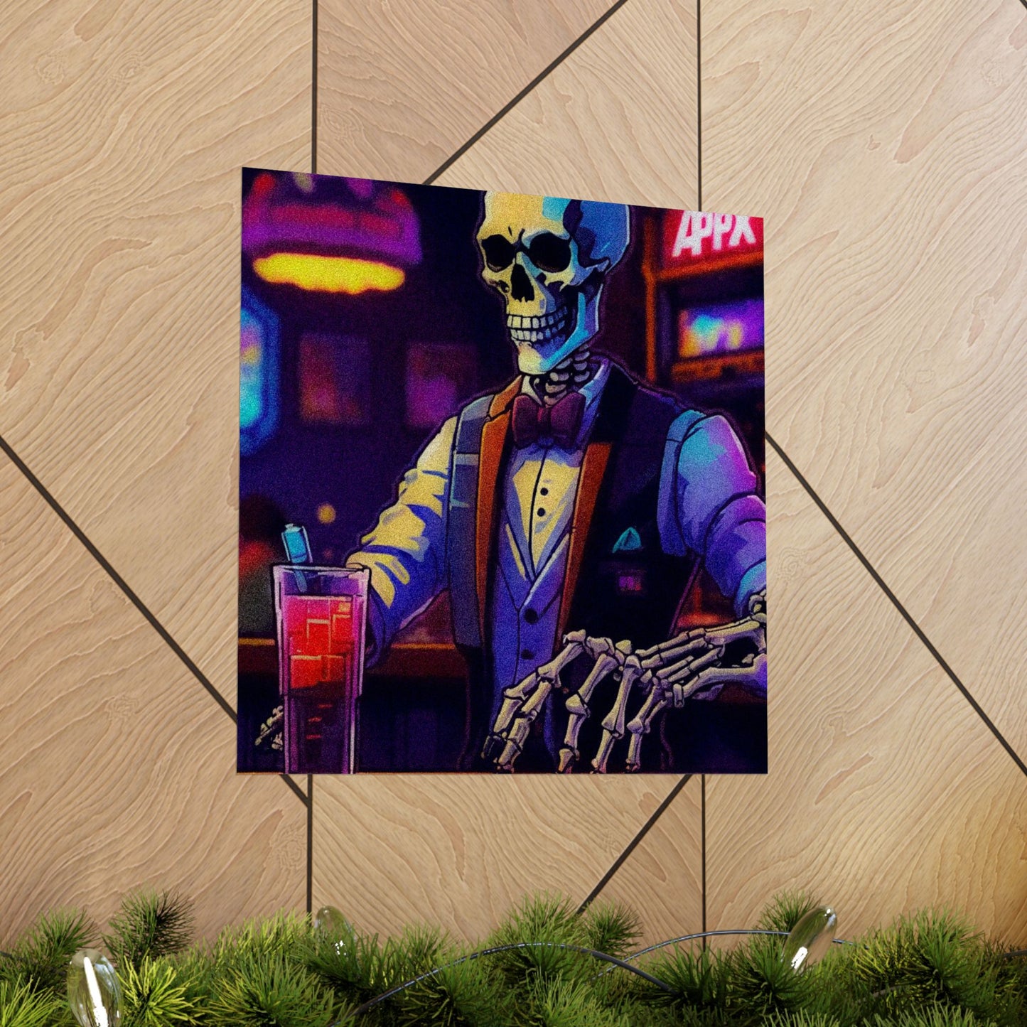 "Bonez behind the Bar" Poster