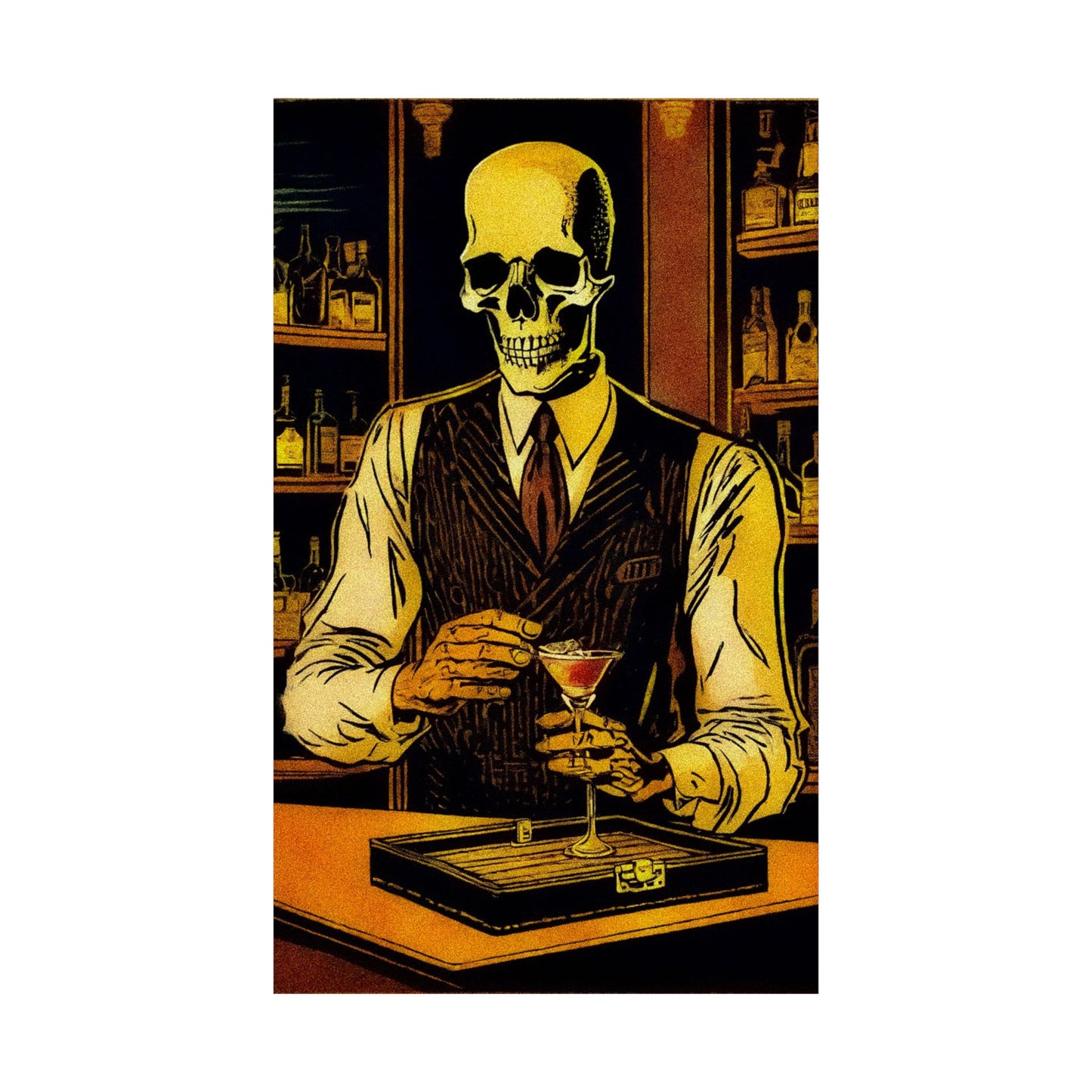 "Gentleman Bonez" Matte Vertical Posters