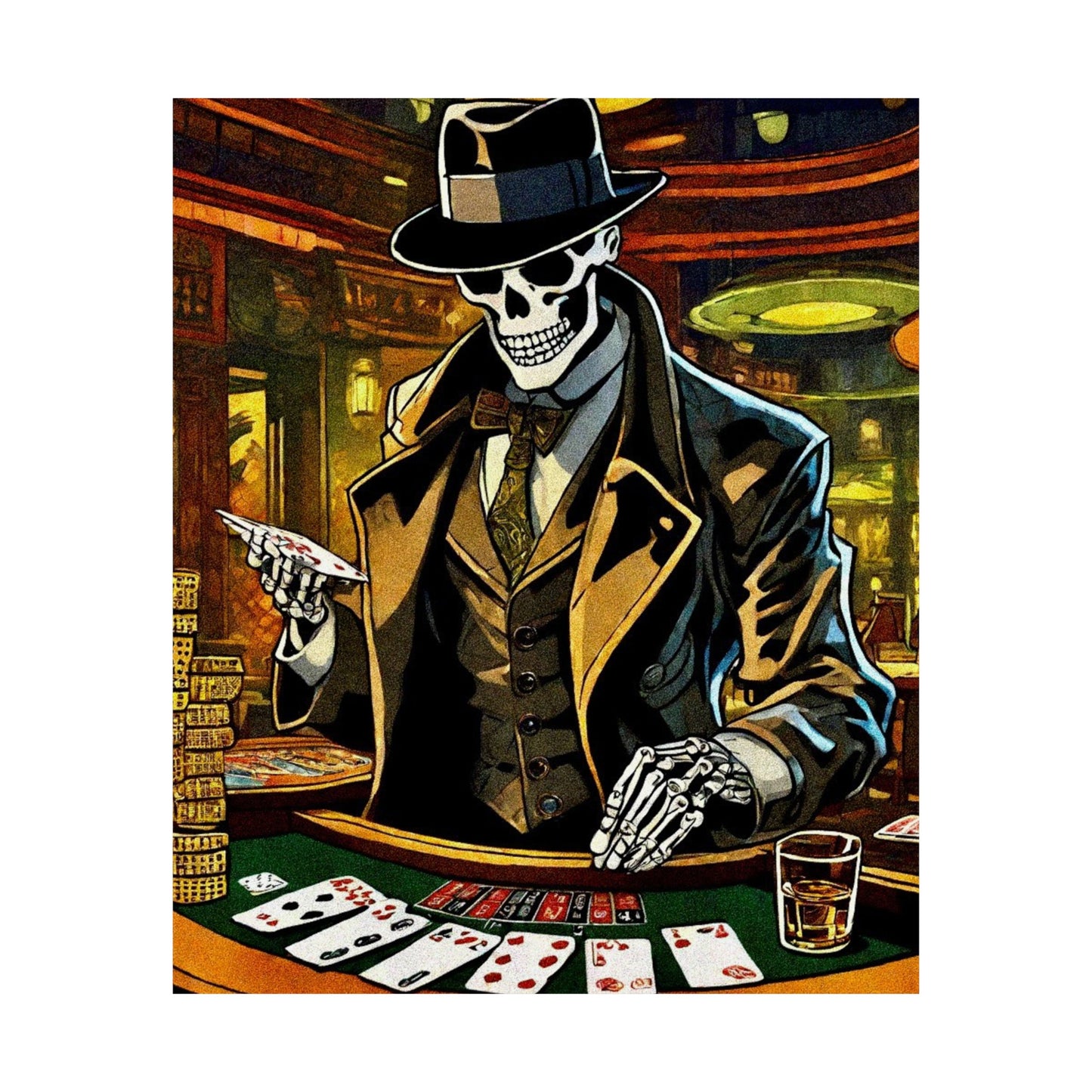 Gambling with Mr.Bones Posters