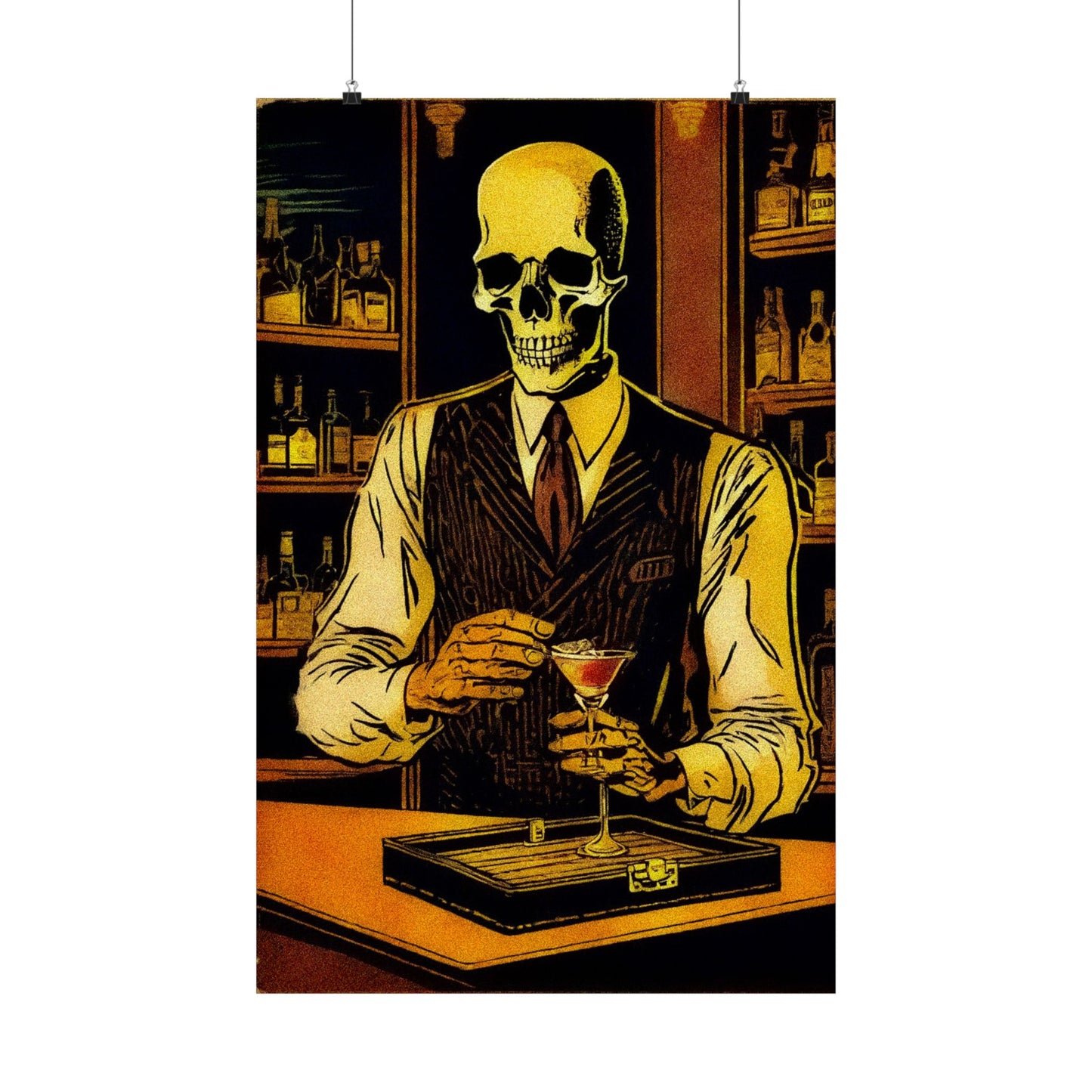 "Gentleman Bonez" Matte Vertical Posters