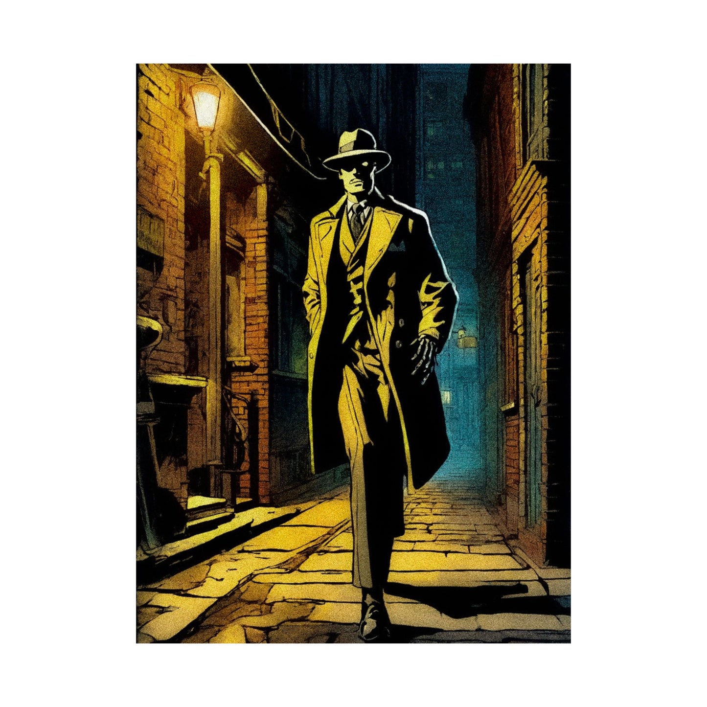 "The Detective"  Matte Vertical Poster