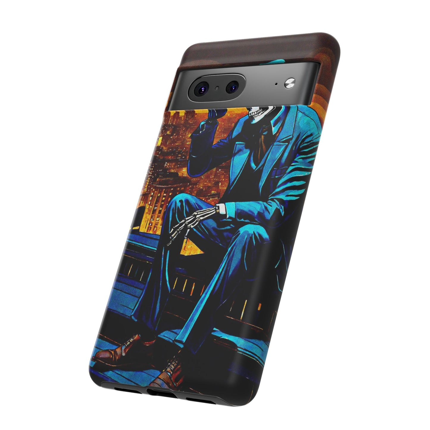 "Night On the Ton" Urban Skeleton Tough Case Stylish Phone Protection for Trendsetters