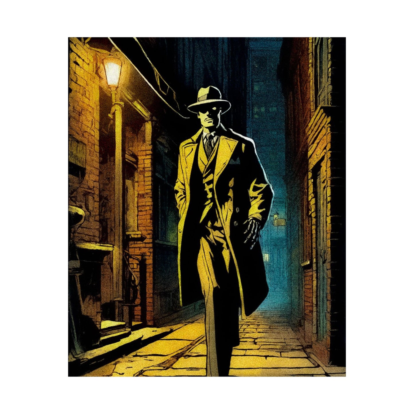 "The Detective"  Matte Vertical Poster