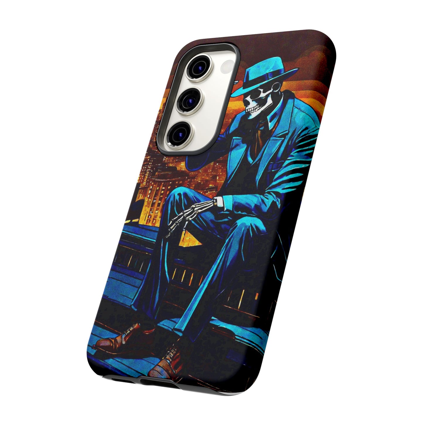 "Night On the Ton" Urban Skeleton Tough Case Stylish Phone Protection for Trendsetters