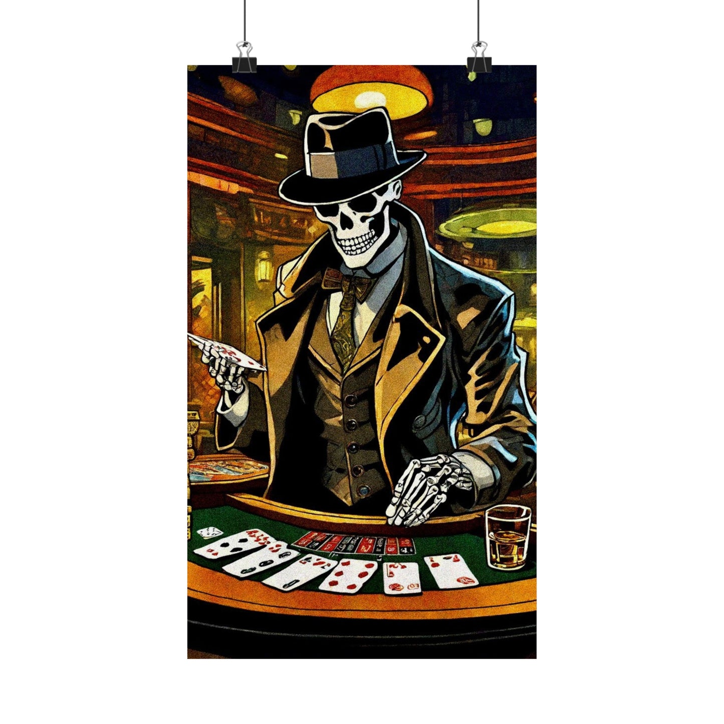 Gambling with Mr.Bones Posters