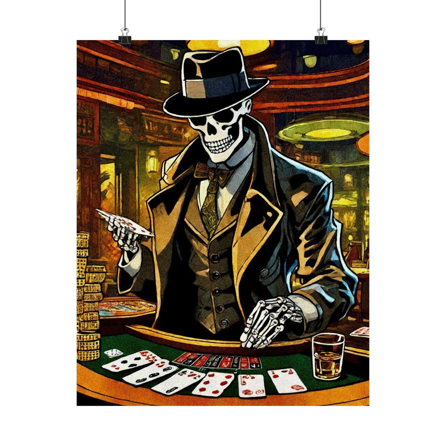 Gambling with Mr.Bones Posters