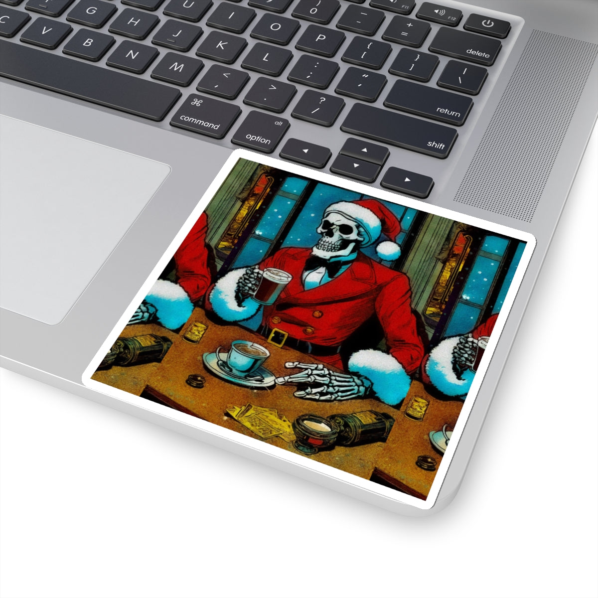 "Santa Bonez ?!" Kiss-Cut Stickers