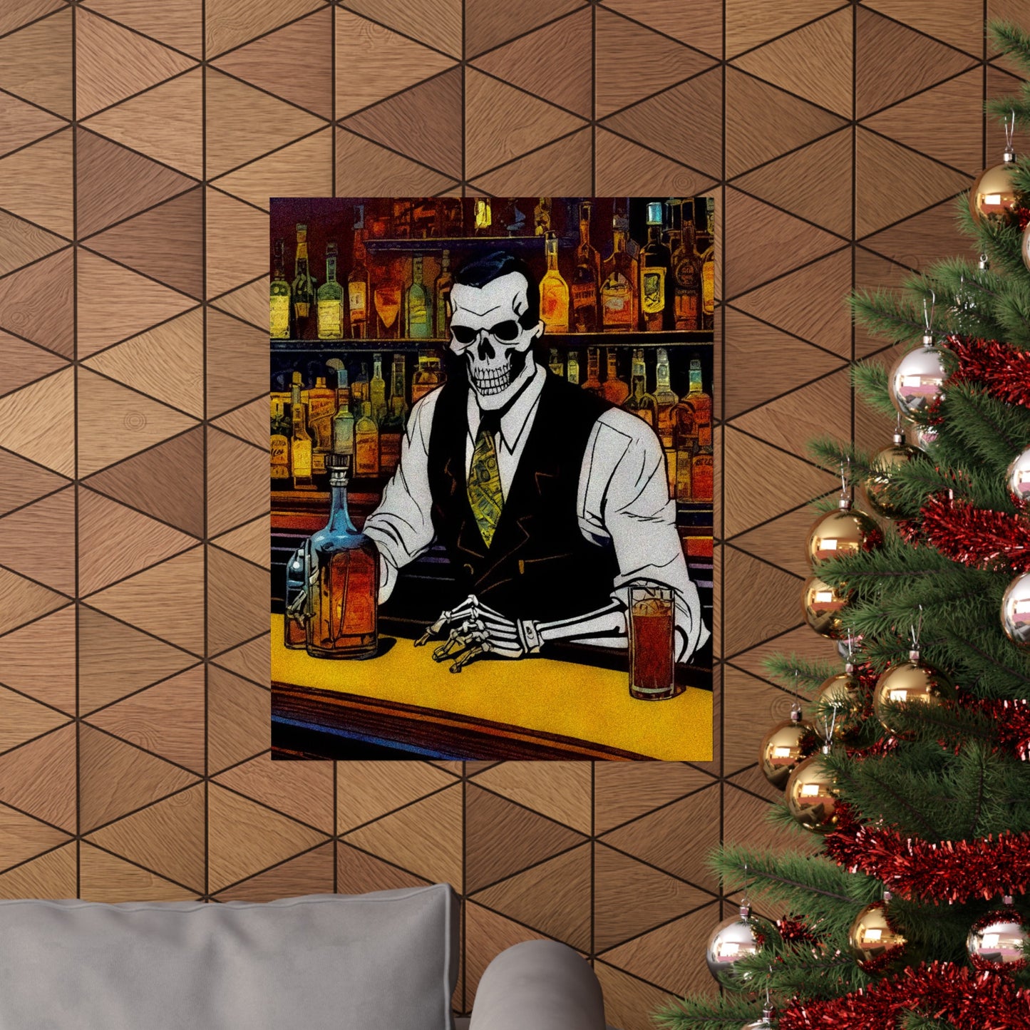 "Bartender Bonez" Matte Vertical Posters