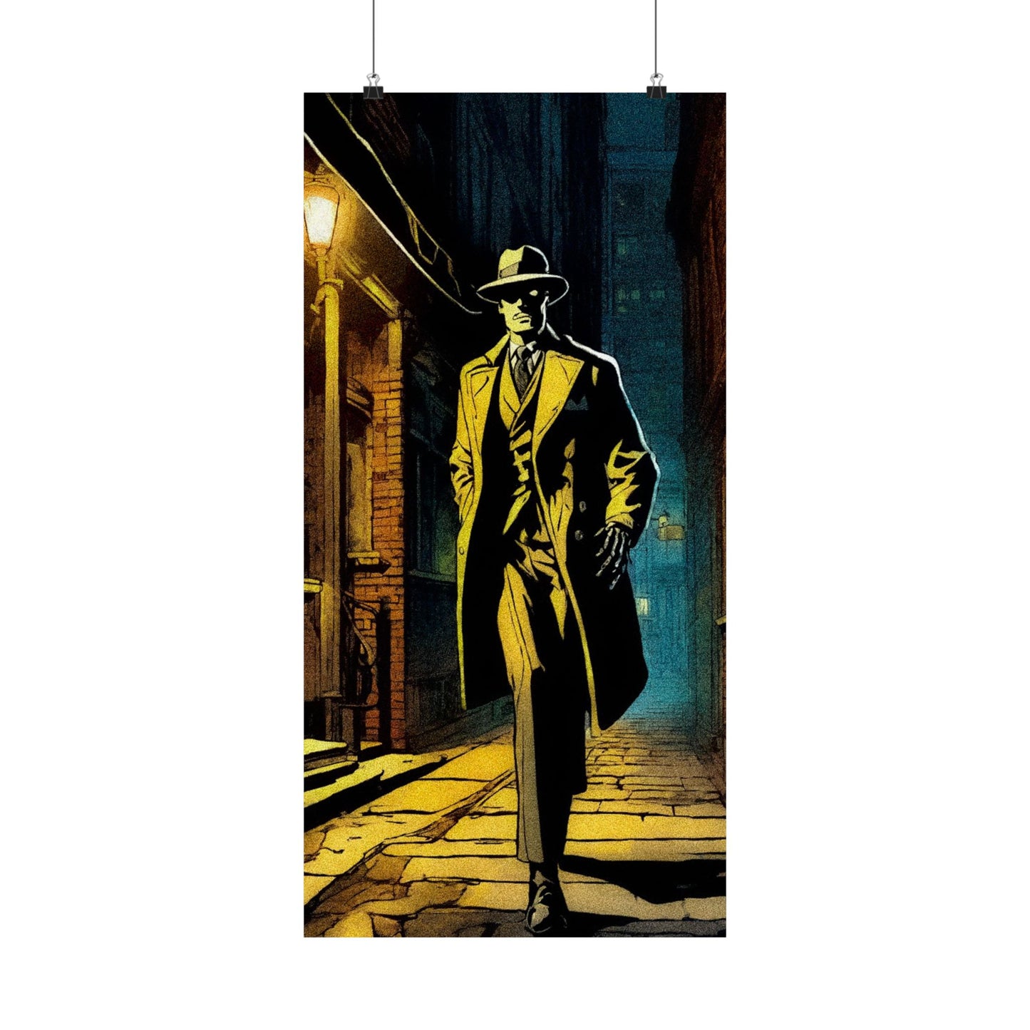 "The Detective"  Matte Vertical Poster