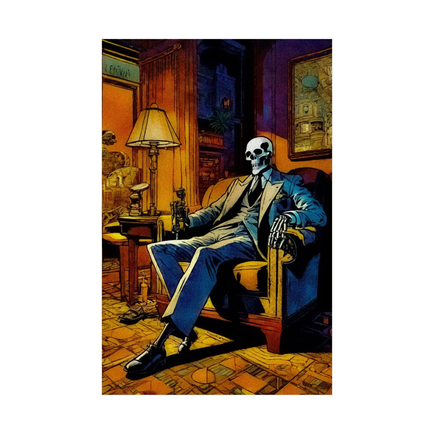 "Bonez At Home" Poster