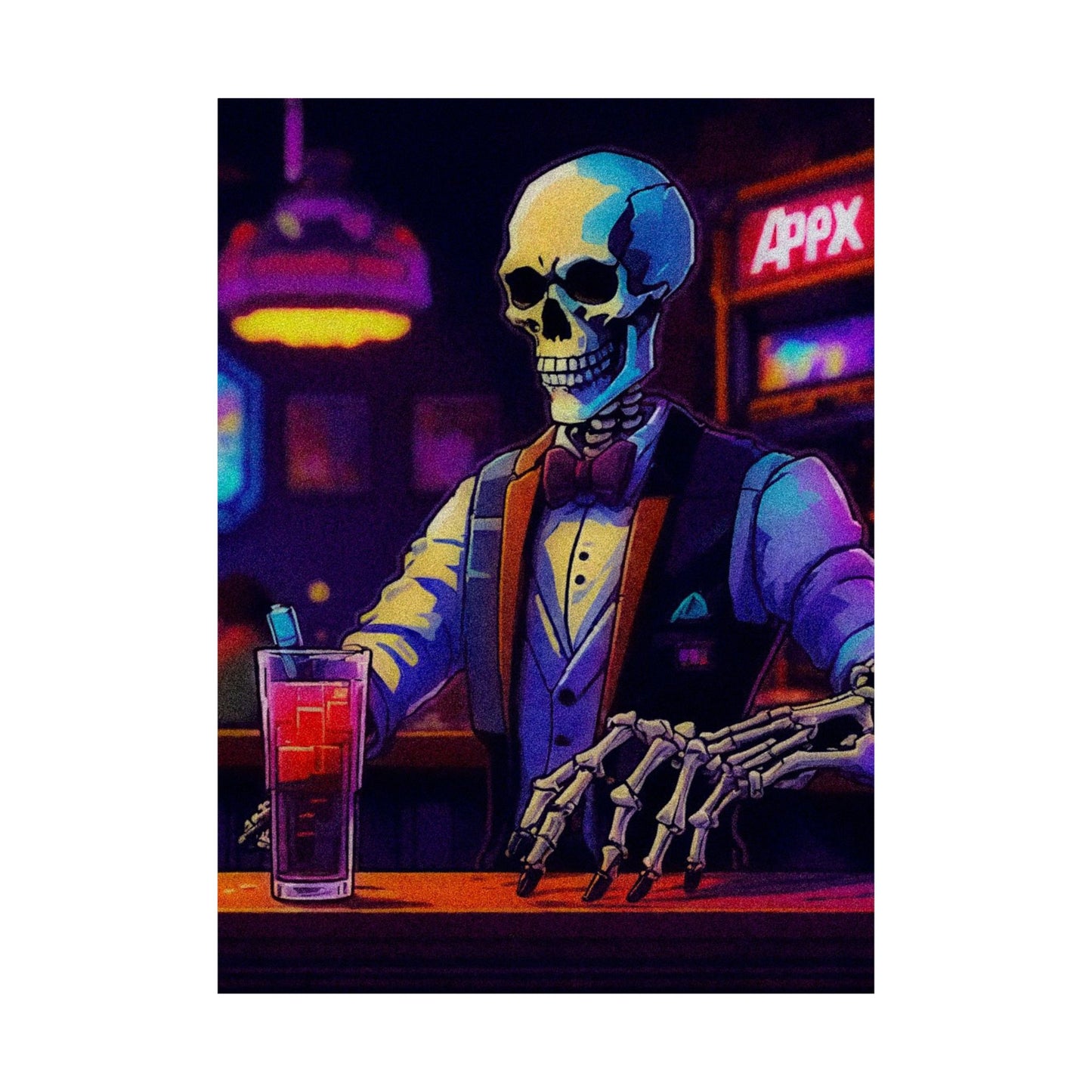 "Bonez behind the Bar" Poster