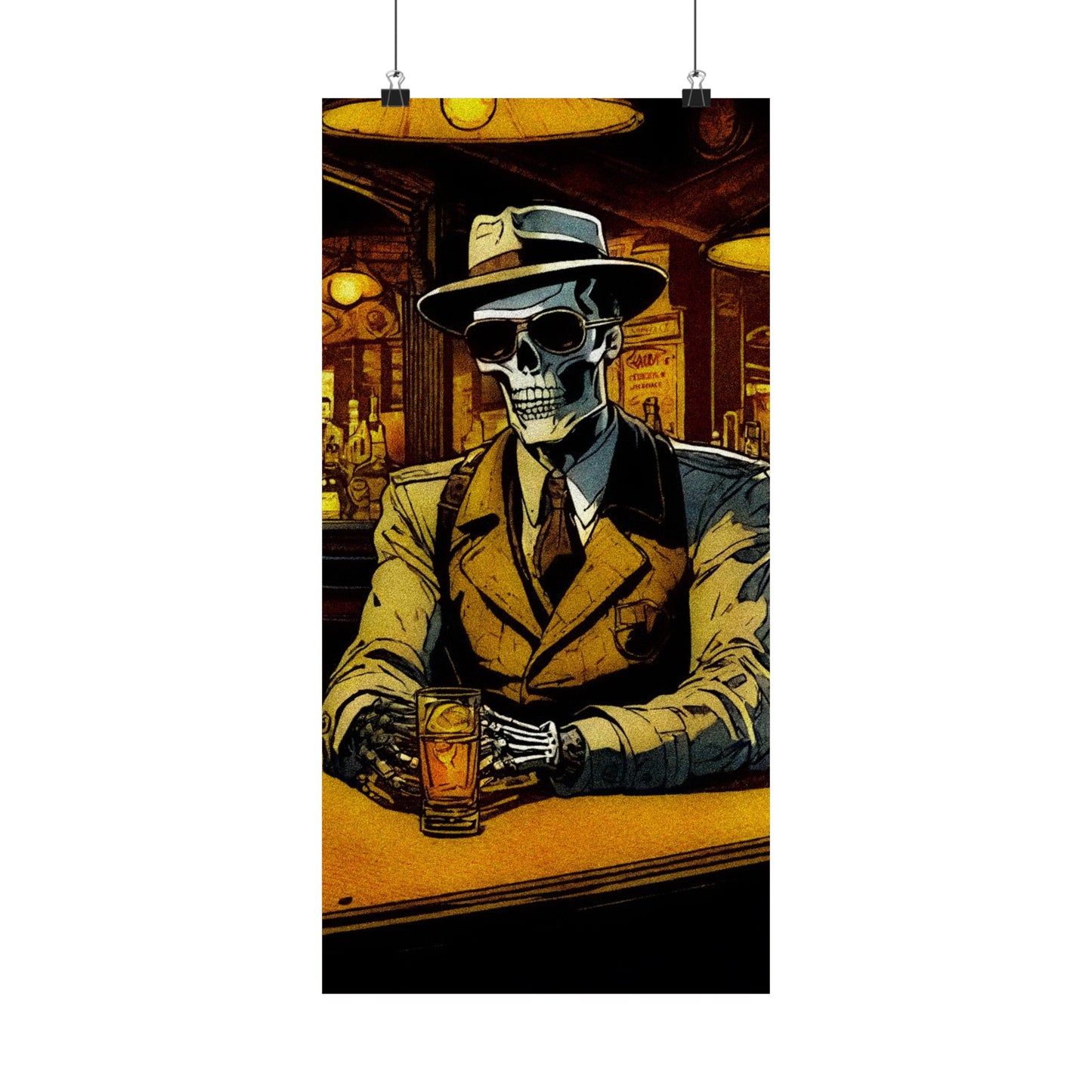 "Old Fashioned Bonez" Matte Vertical Posters